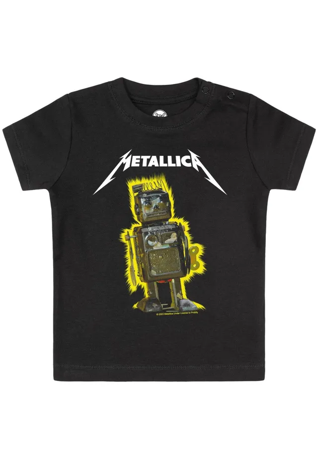 metallica-robot-blast-kids-t-shirt-noir-enfant-thrash image 1