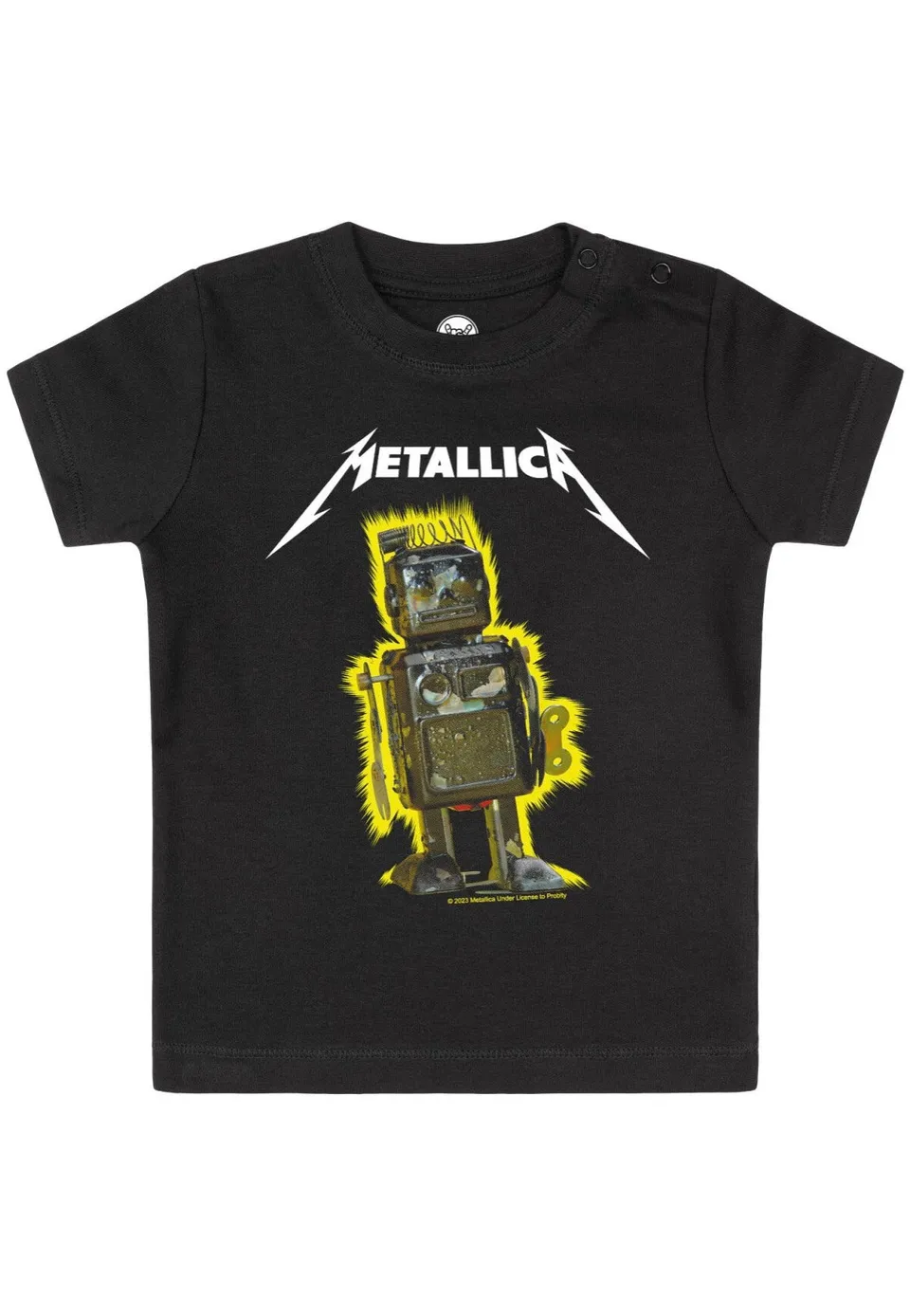 metallica-robot-blast-kids-t-shirt-noir-enfant-thrash image 1