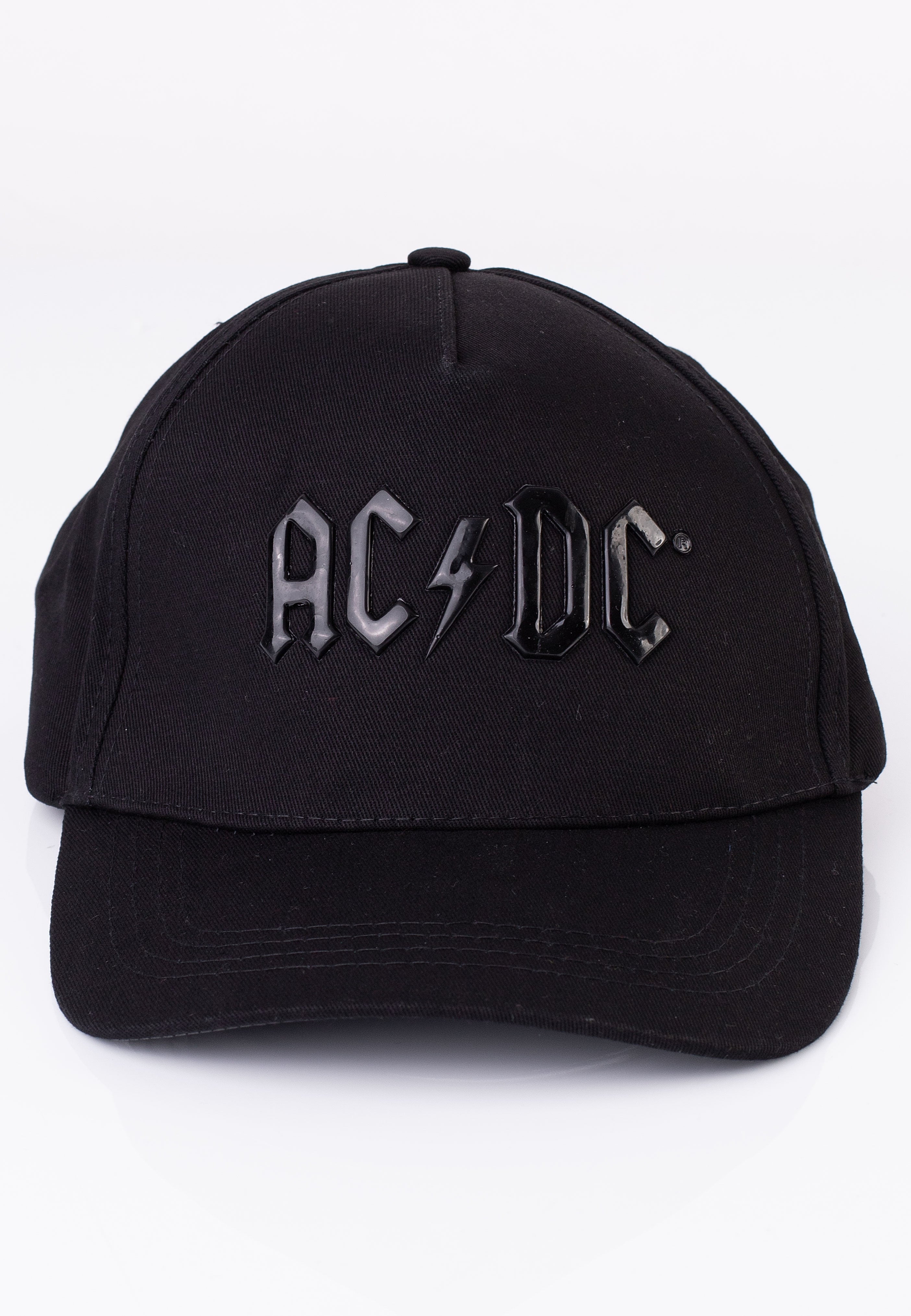 ac-dc-shiny-black-logo-casquette-noire-taille-unique image 2
