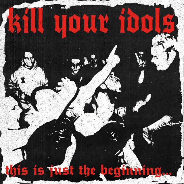 blackout-kill-your-idols-beginning-vinyle-lp-marbr-rouge image 1