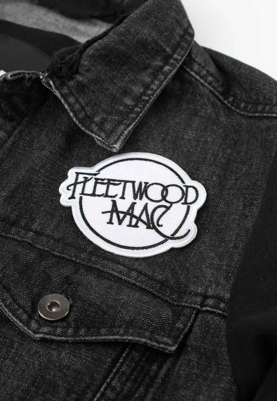 fleetwood-mac-classic-logo-patch-blanc-classic-rock image 1