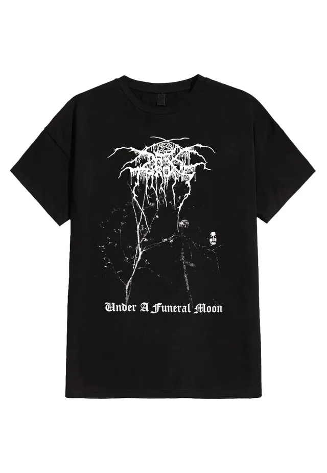 darkthrone-under-a-funeral-moon-t-shirt-noir-taille-m image 1