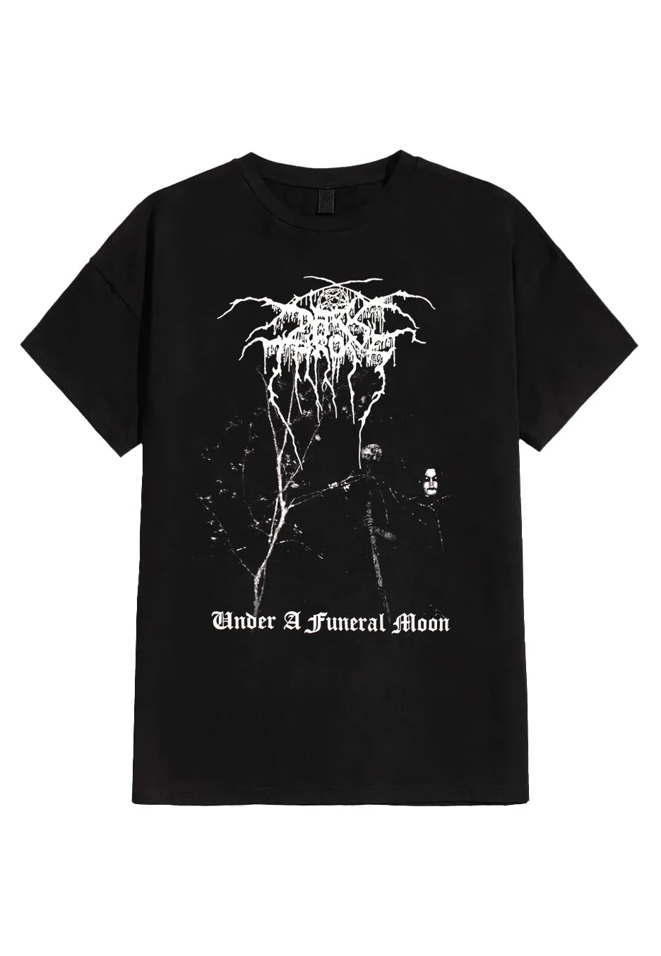 darkthrone-under-a-funeral-moon-t-shirt-noir-taille-m image 1