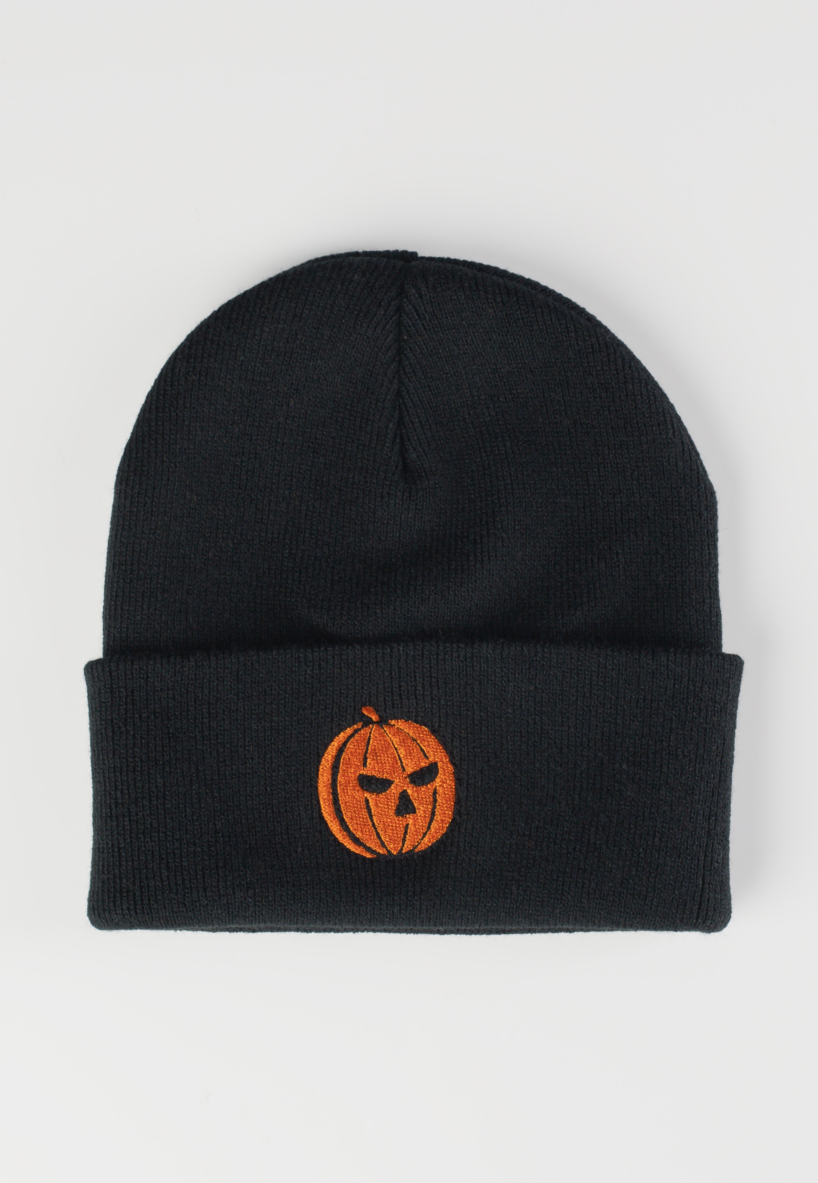 helloween-classic-pumpkin-logo-long-bonnet-noir-taille-unique image 1
