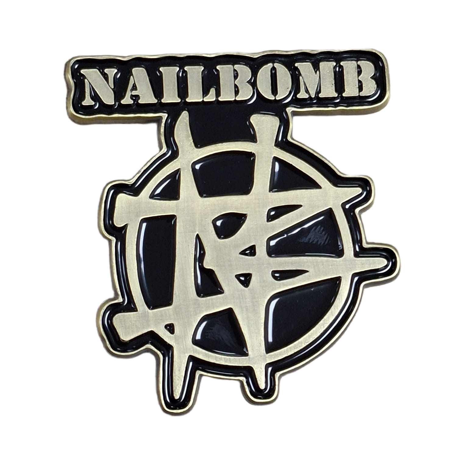 nailbomb-logo-pin-s-mail-m-tal-nickel-mat image 3