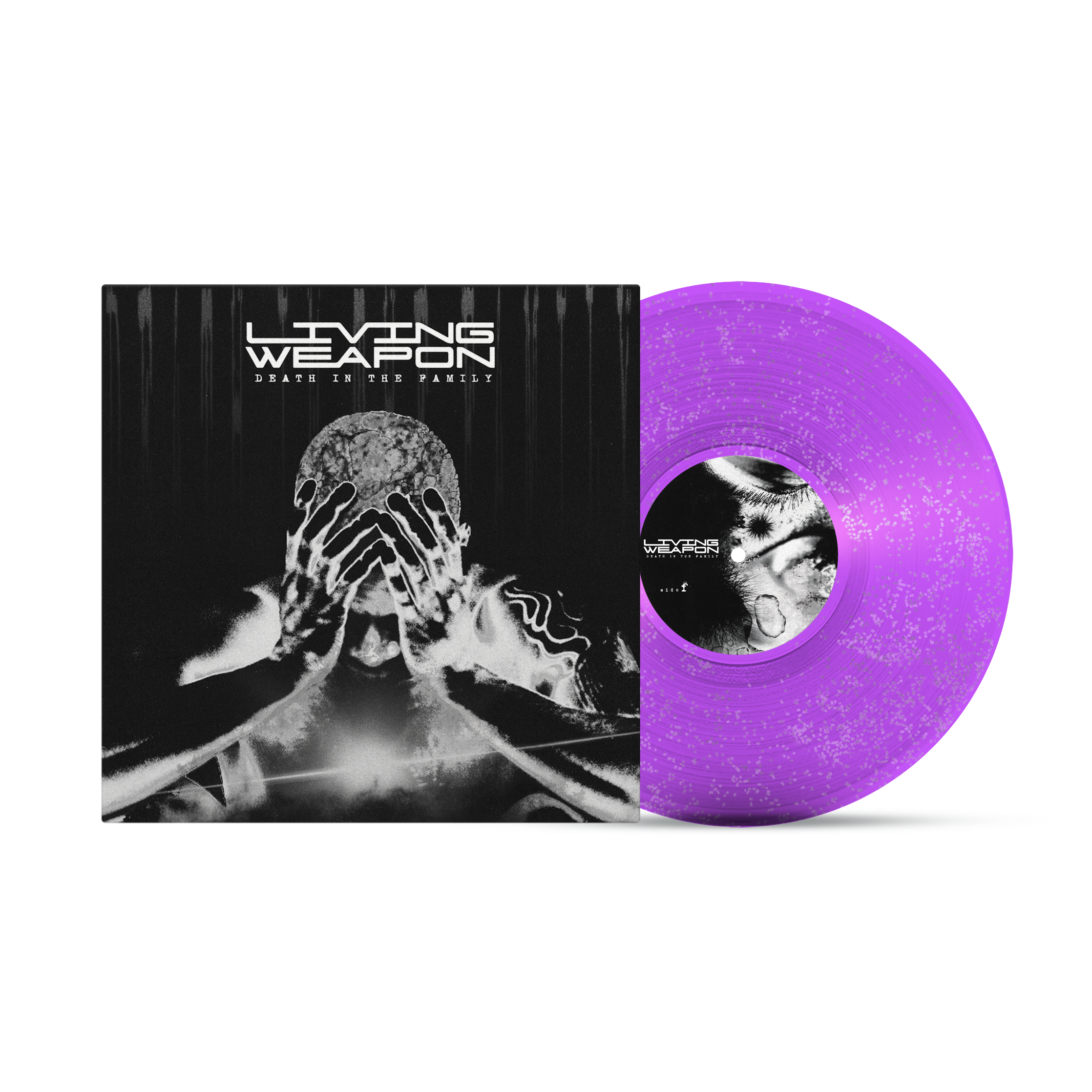closed-casket-living-weapon-death-in-the-family-lp-vinyle-violet image 2