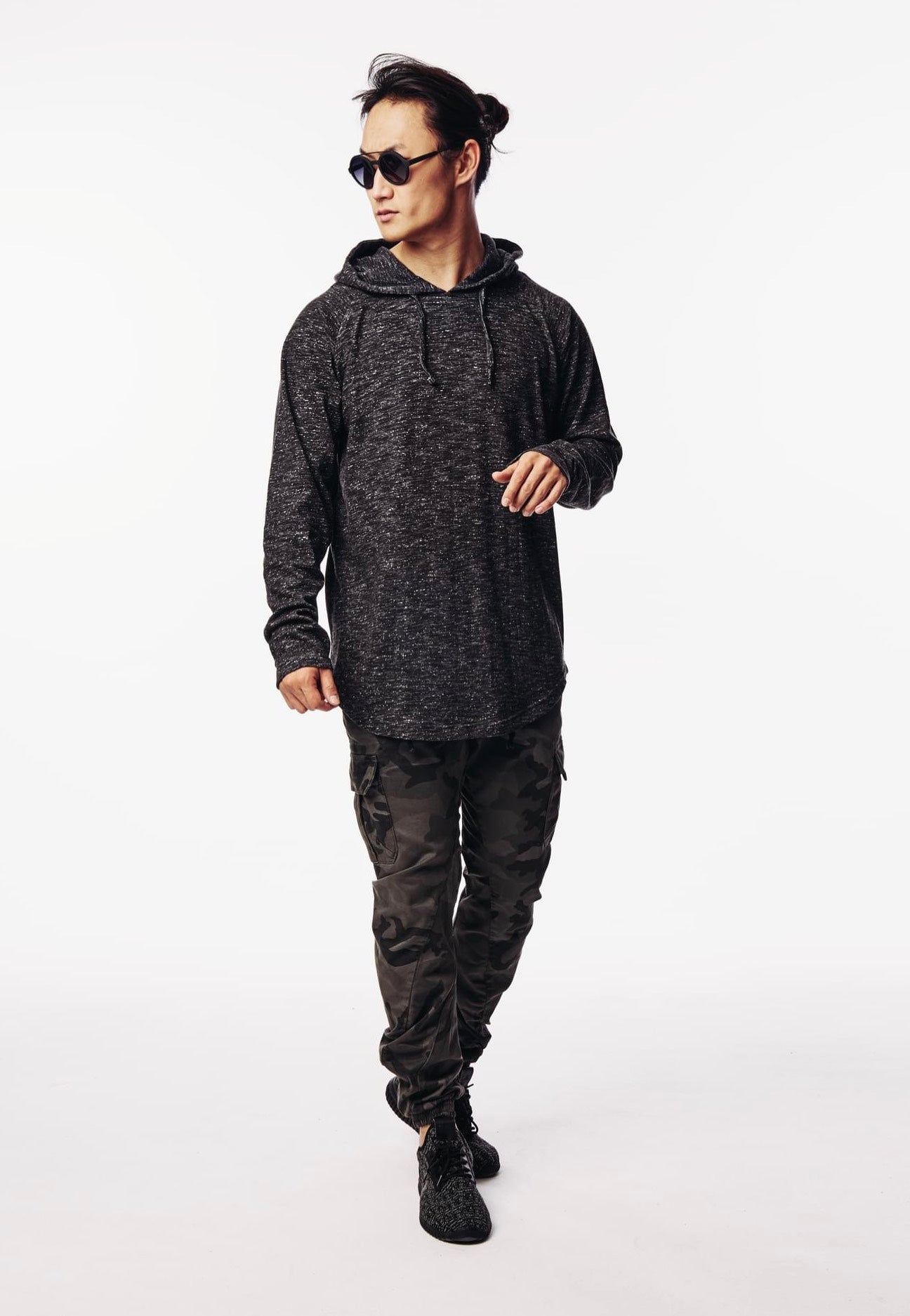urban-classics-camo-cargo-pantalon-cargo-gris-camouflage-homme image 3