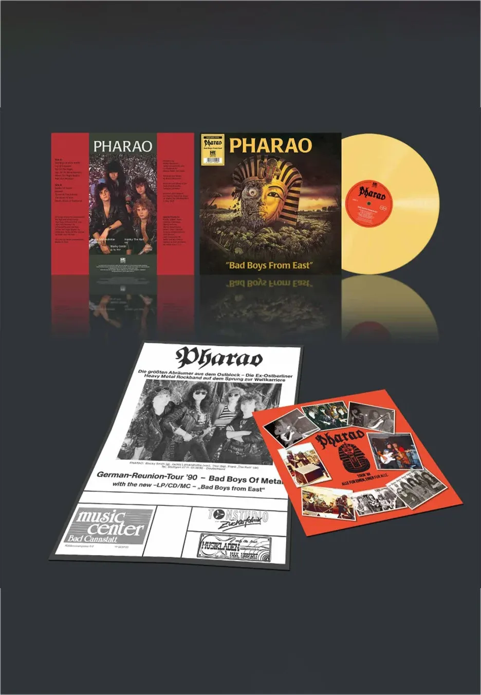pharao-bad-boys-from-east-vinyle-mustard-power-metal image 1