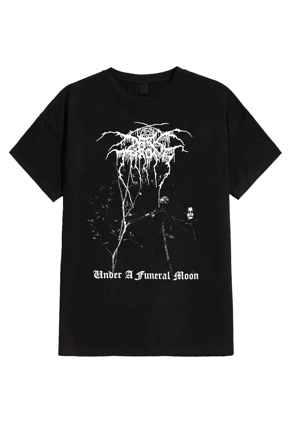 darkthrone-under-a-funeral-moon-t-shirt-noir-taille-m image 1