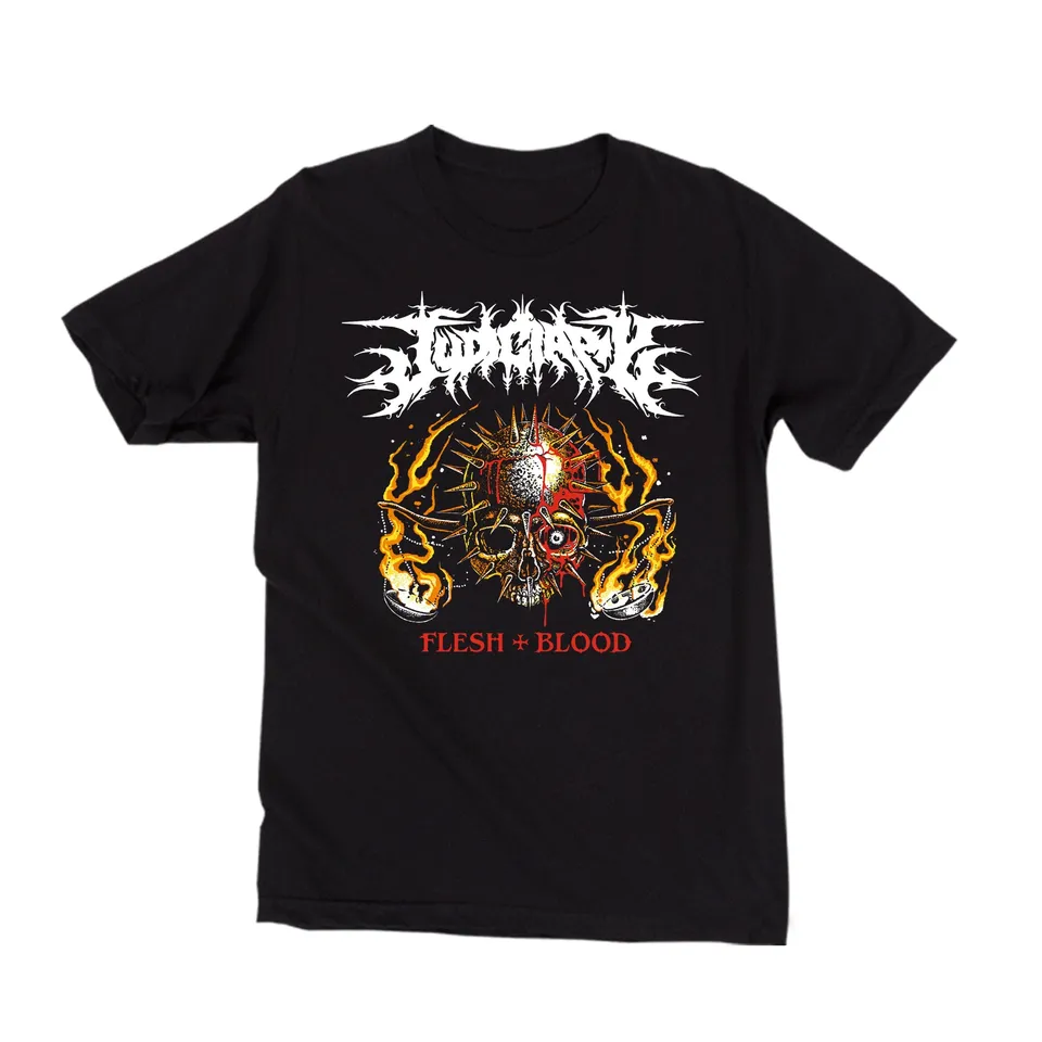 judiciary-flesh-blood-t-shirt-noir-coton image 1