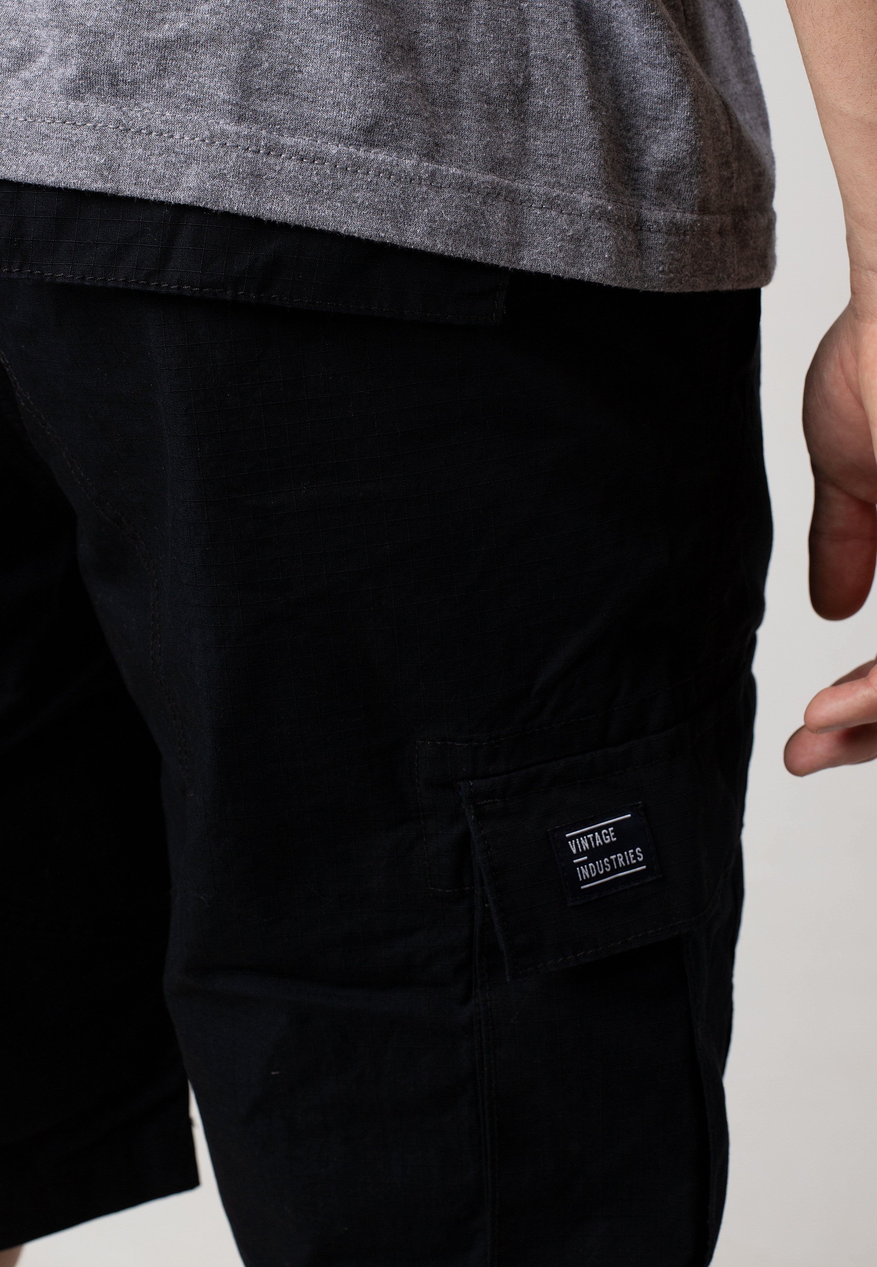 vintage-industries-master-bdu-short-cargo-noir image 5