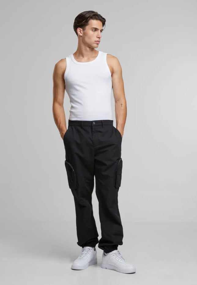 urban-classics-ripstop-loose-fit-cargo-pantalon-noir-coton image 2