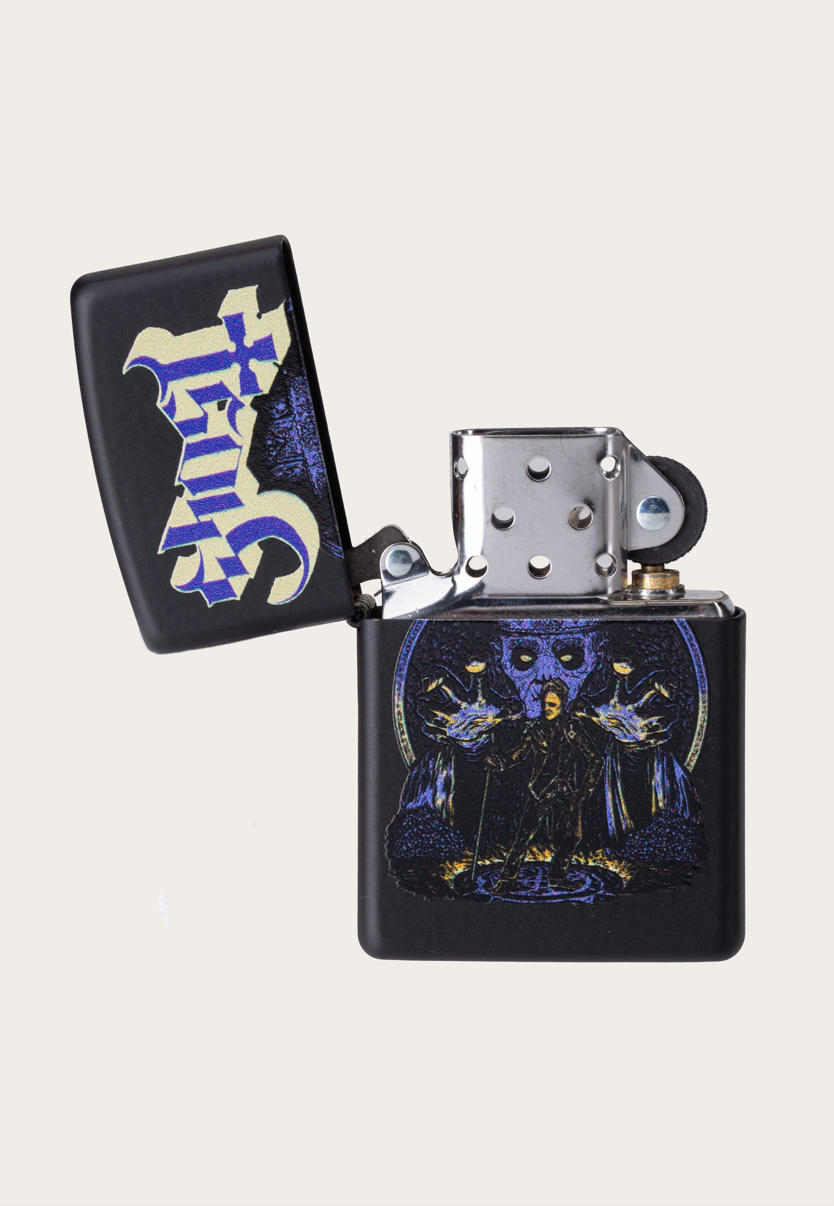 ghost-papa-zippo-briquet-noir-mat-rechargeable image 3