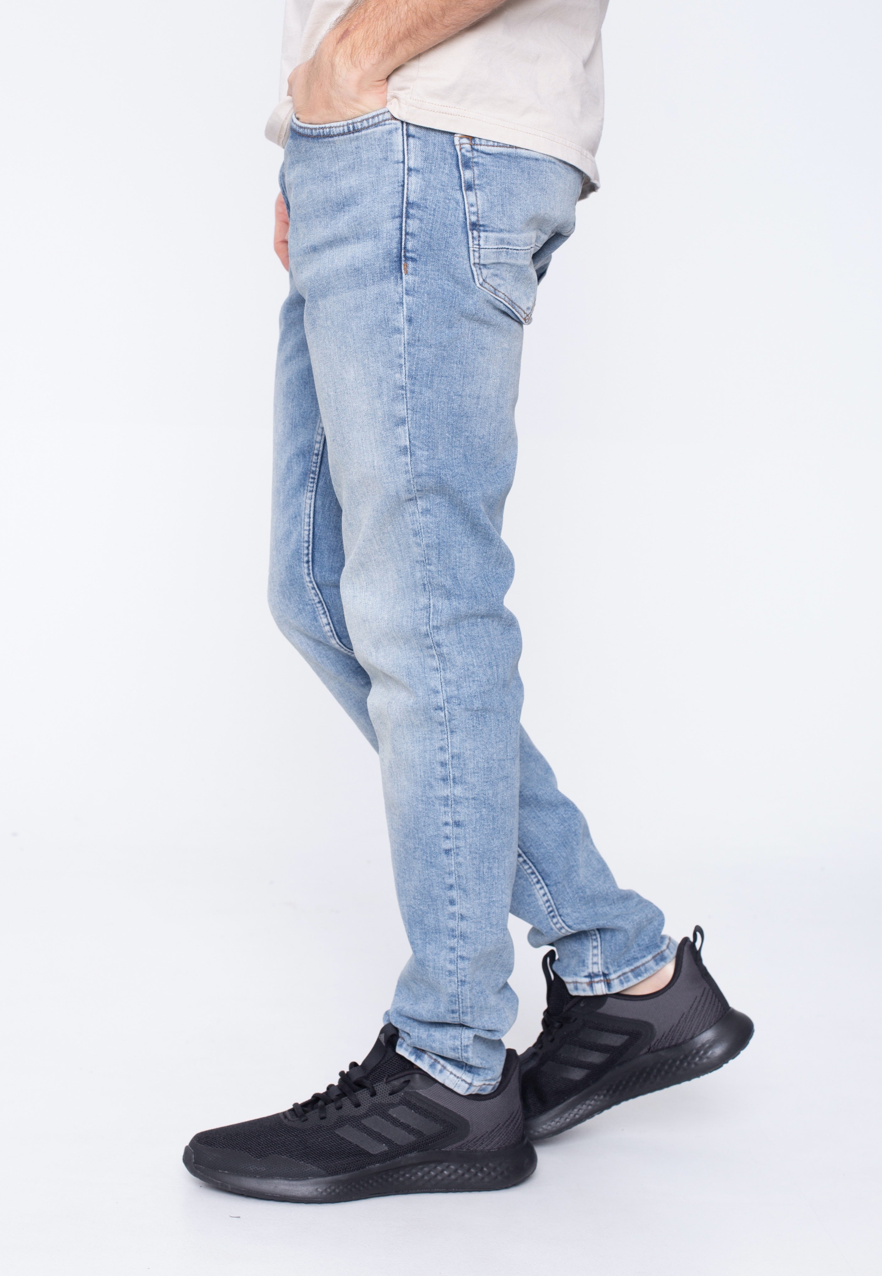 only-sons-loom-slim-blue-wash-jean-slim-bleu-homme-w30-l32 image 2