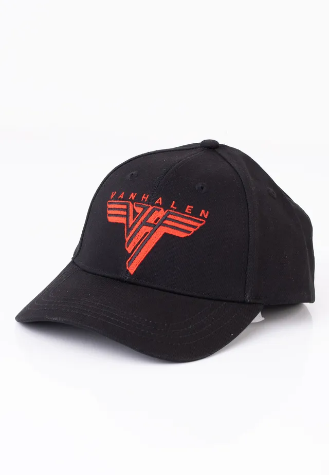 van-halen-classic-red-logo-casquette-noire-taille-unique-coton image 1