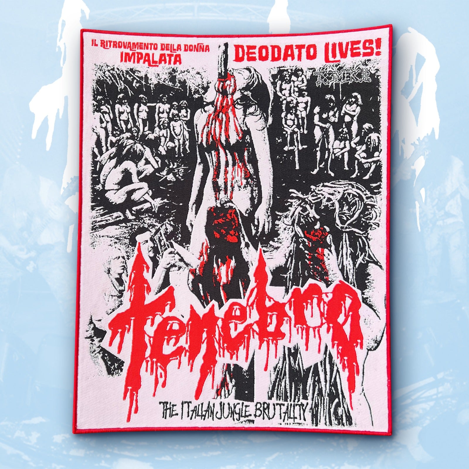 tenebro-deodato-lives-backpatch-cusson-bordure-noire image 3