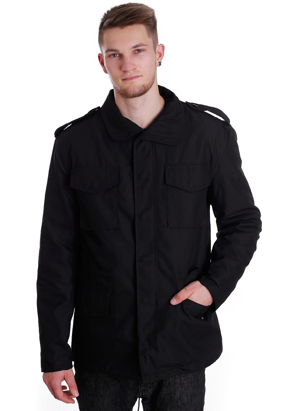 surplus-us-m65-field-veste-militaire-noire-taille-m image 1
