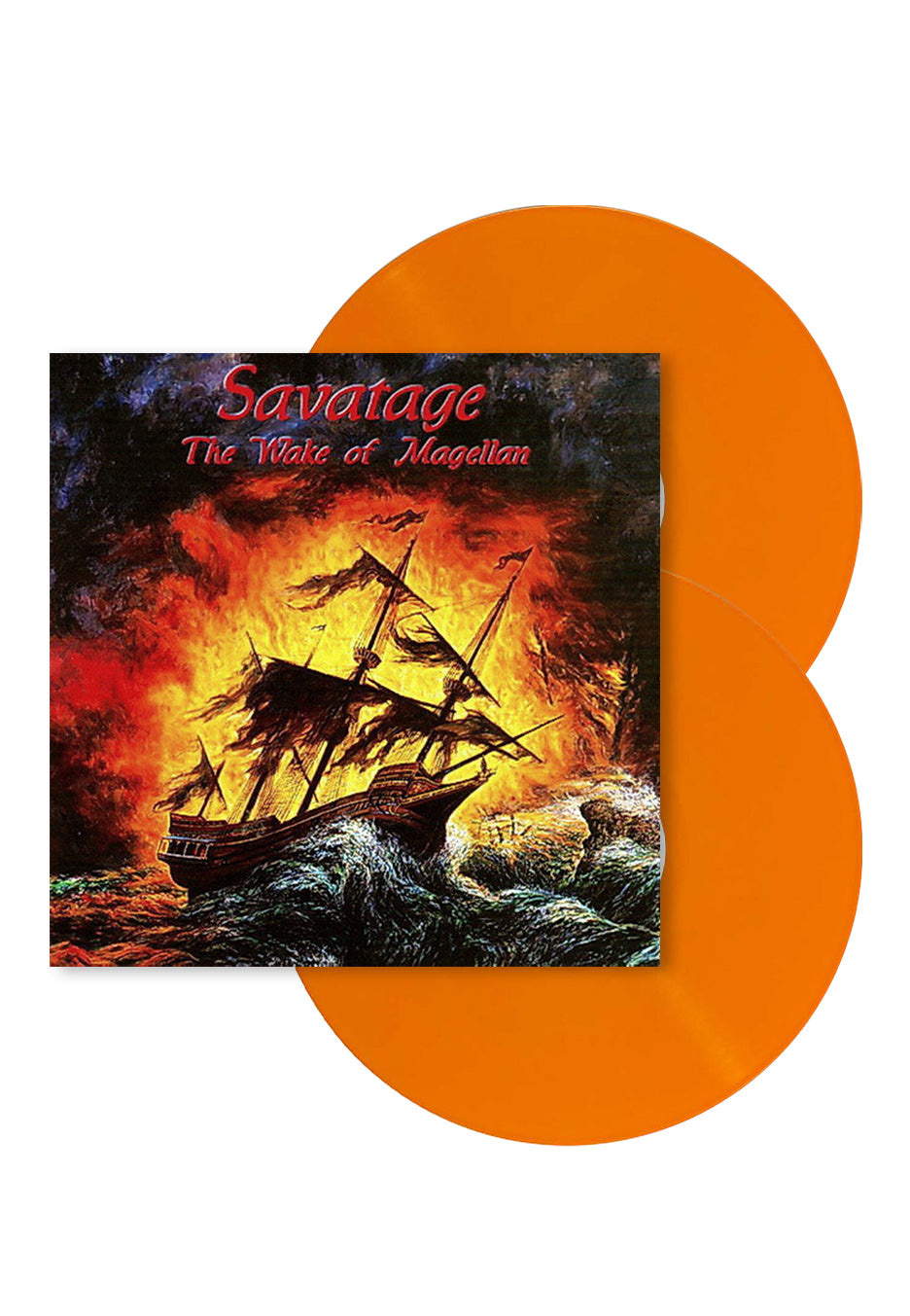 savatage-the-wake-of-magellan-double-vinyle-orange-heavy-metal image 1