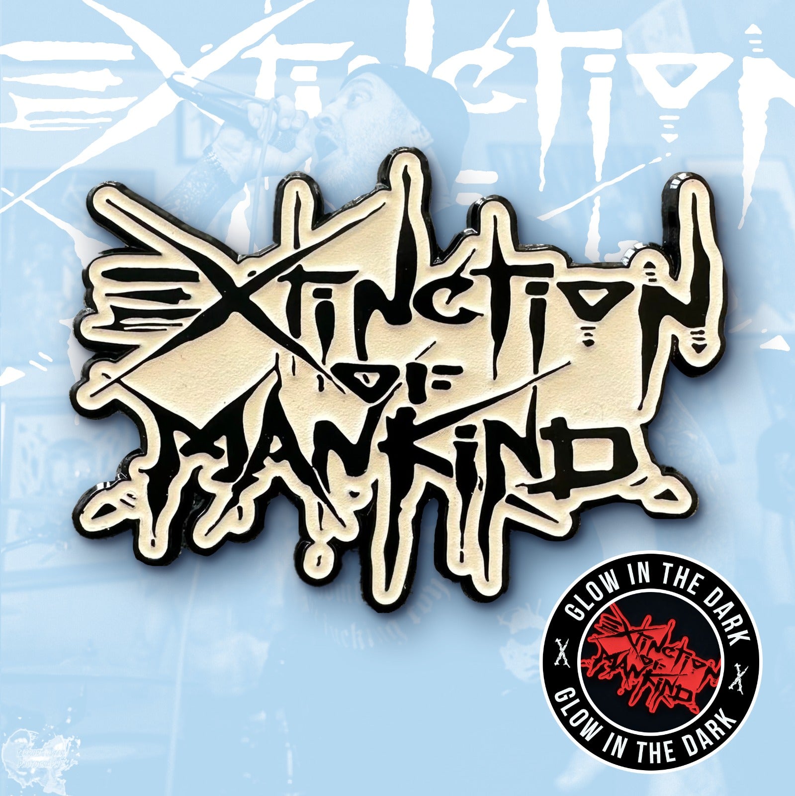 extinction-of-mankind-logo-pin-mail-nickel-mat-50-mm image 4