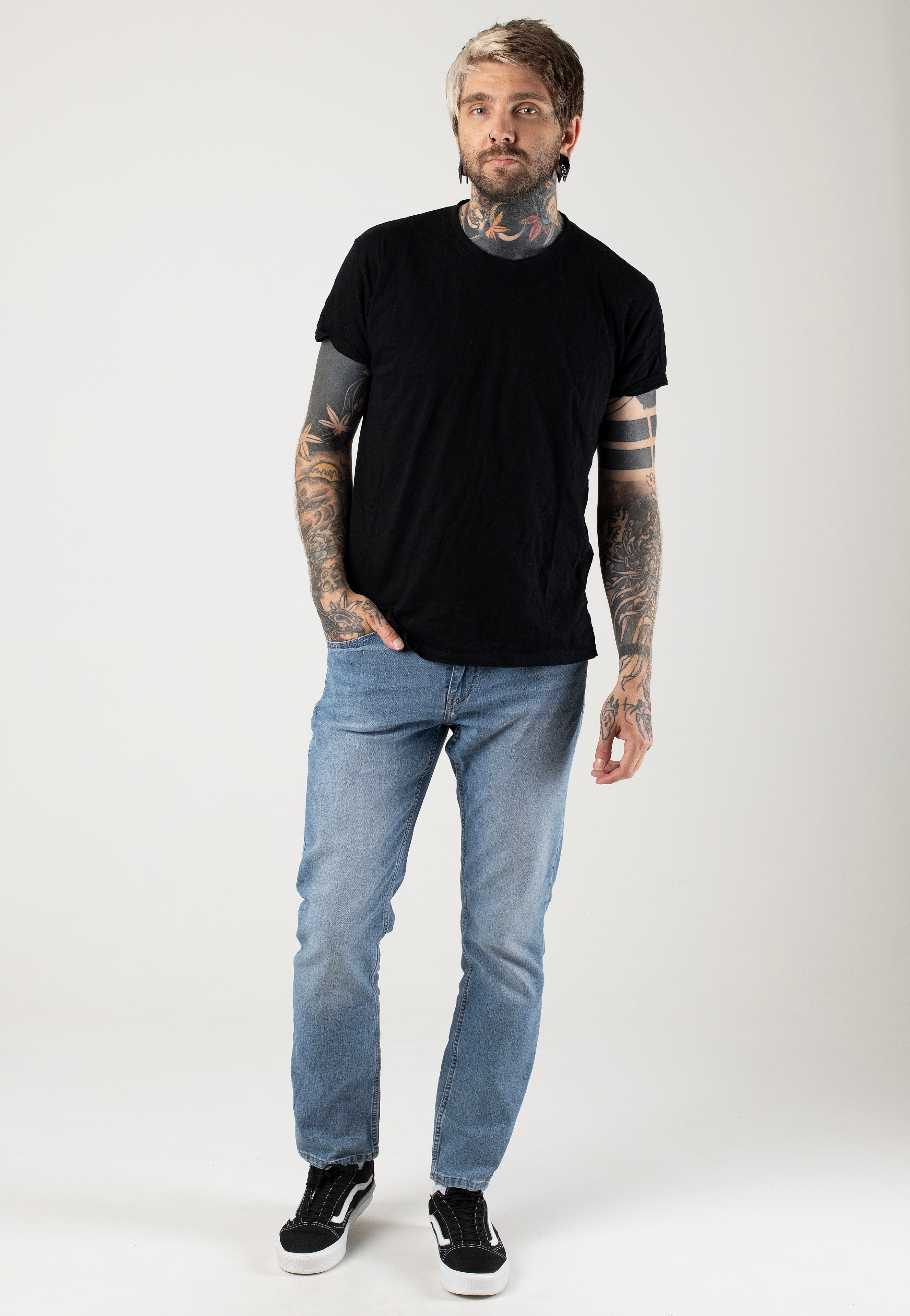 only-sons-weft-reg-jean-slim-bleu-taille-w32-l32 image 6