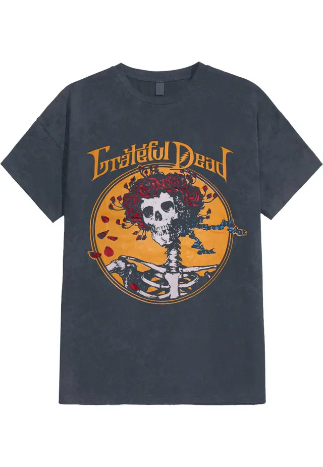 grateful-dead-best-of-cover-washed-t-shirt-noir-manches-courtes image 1