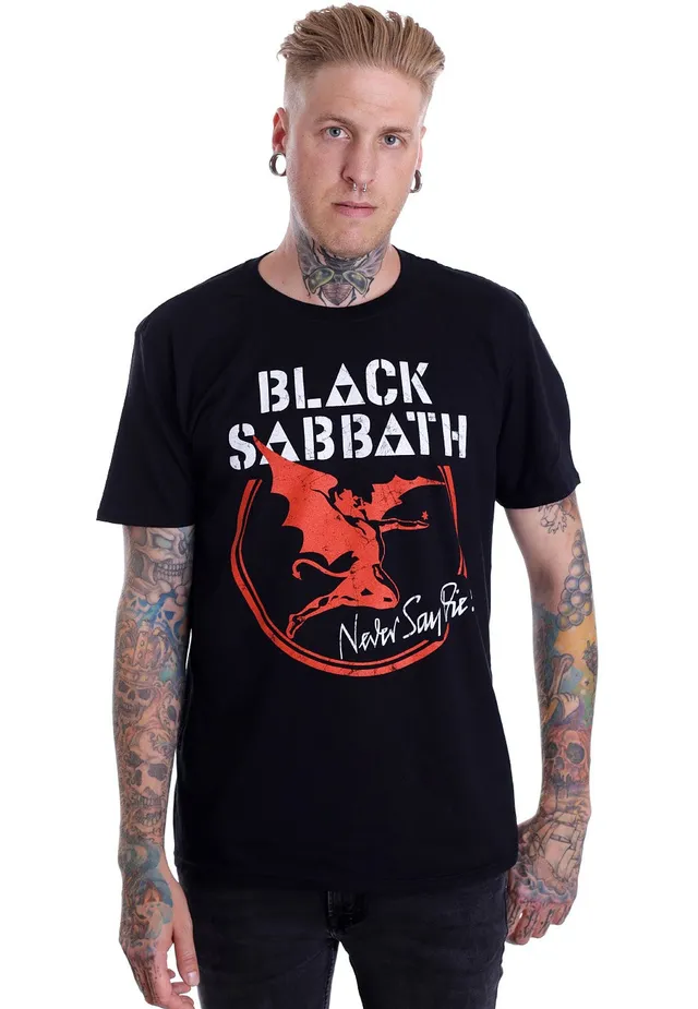 black-sabbath-archangel-never-say-die-t-shirt-noir-homme image 1