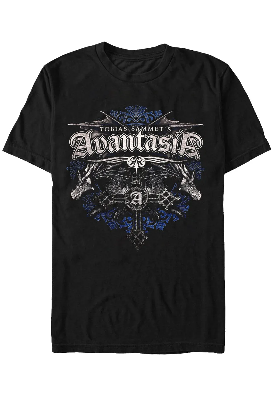 avantasia-wacken-2017-t-shirt-noir-heavy-metal image 1