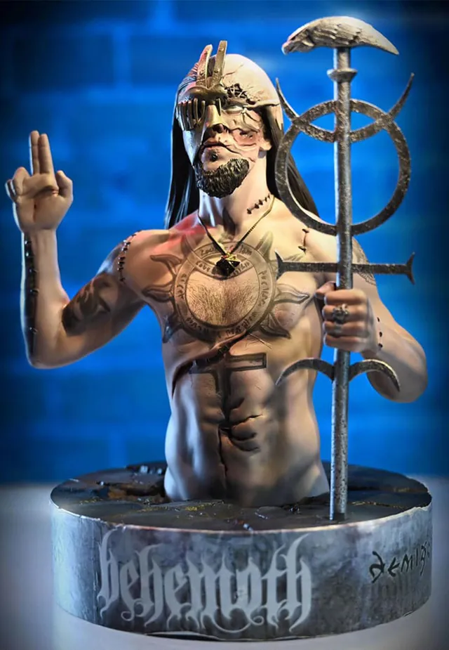 behemoth-demigod-3d-statue-collection-multicolore image 1