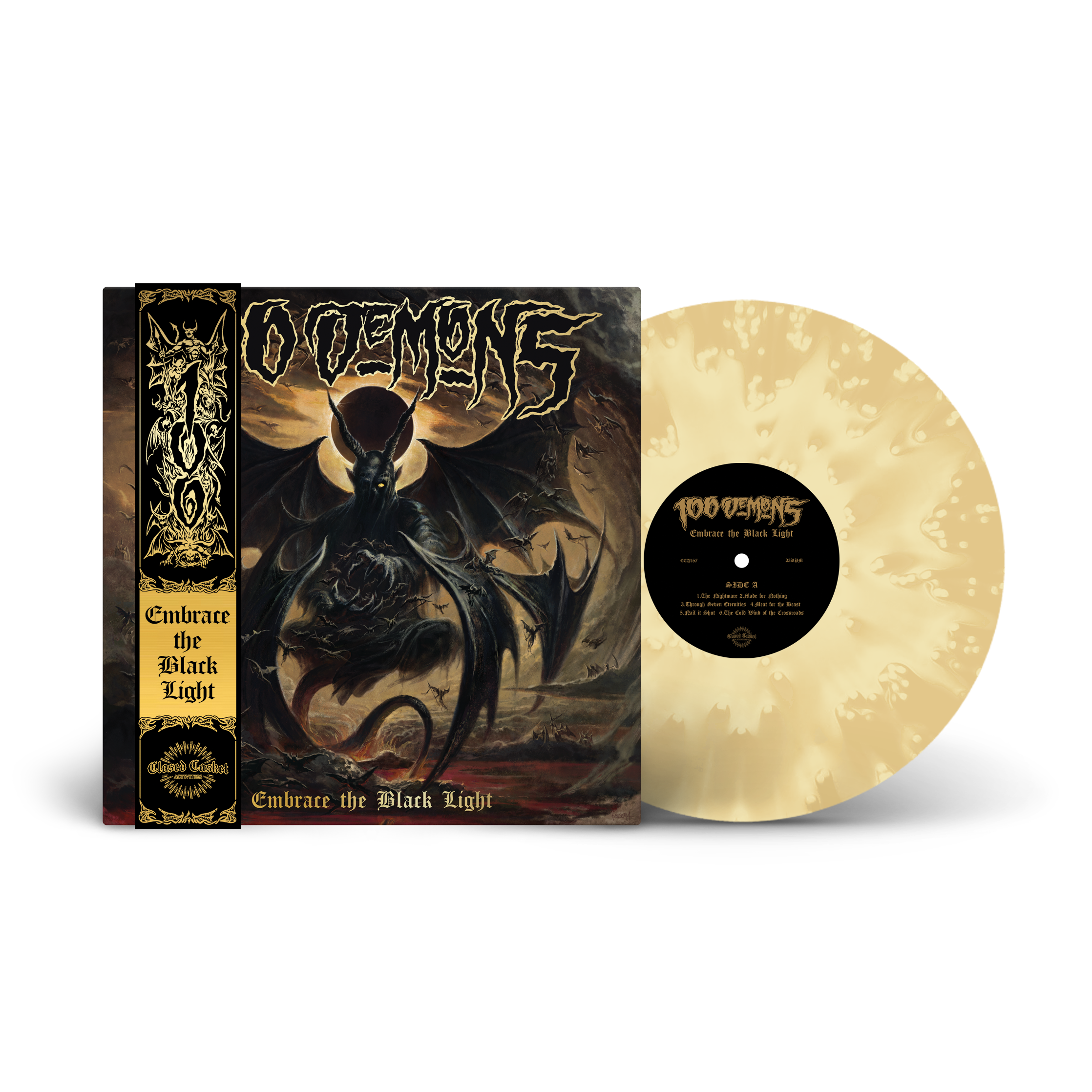 100-demons-embrace-the-black-light-vinyle-lp-cloudy-bone image 2