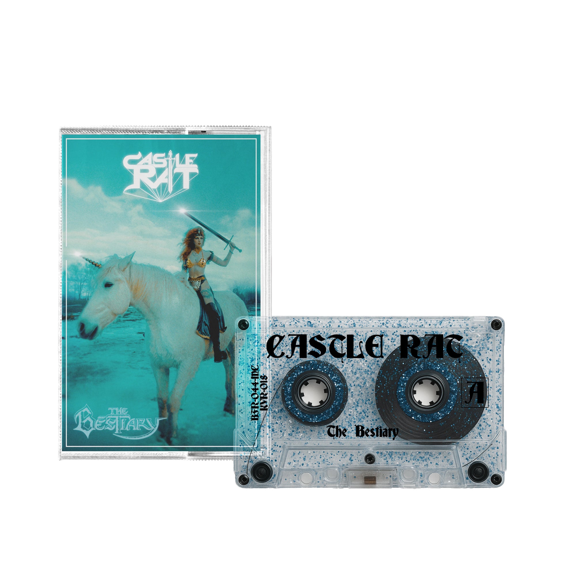 castle-rat-the-bestiary-cassette-k7-glitter-bleue-digipak image 1
