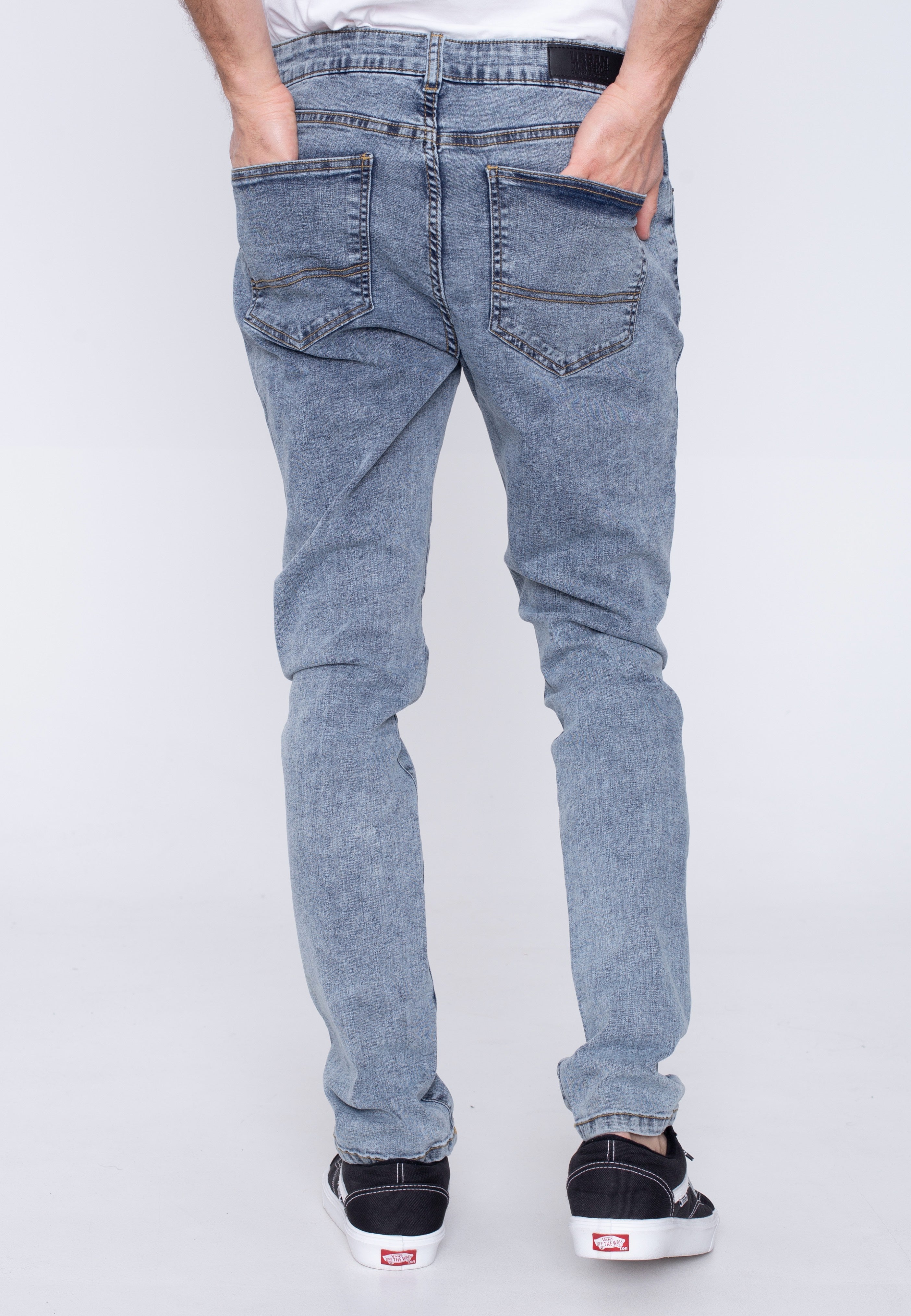 urban-classics-slim-fit-light-skyblue-acid-washed-jean-slim-bleu-clair image 3
