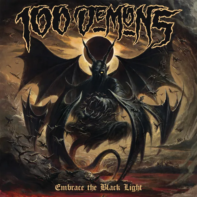 100-demons-embrace-the-black-light-vinyle-lp-cloudy-bone image 1