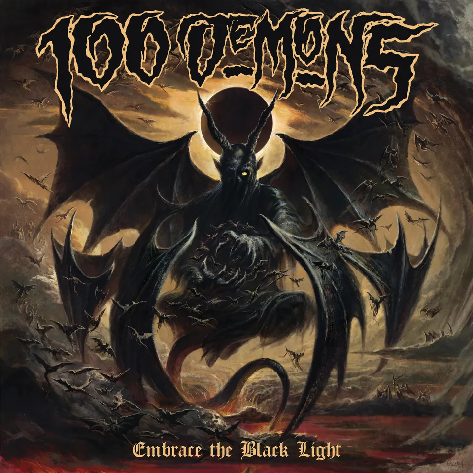 100-demons-embrace-the-black-light-vinyle-lp-cloudy-bone image 1