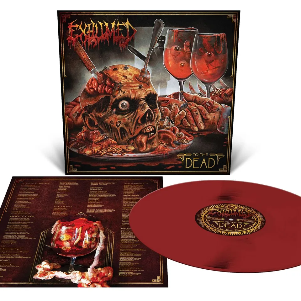 exhumed-to-the-dead-lp-vinyle-oxblood-gore-metal image 1
