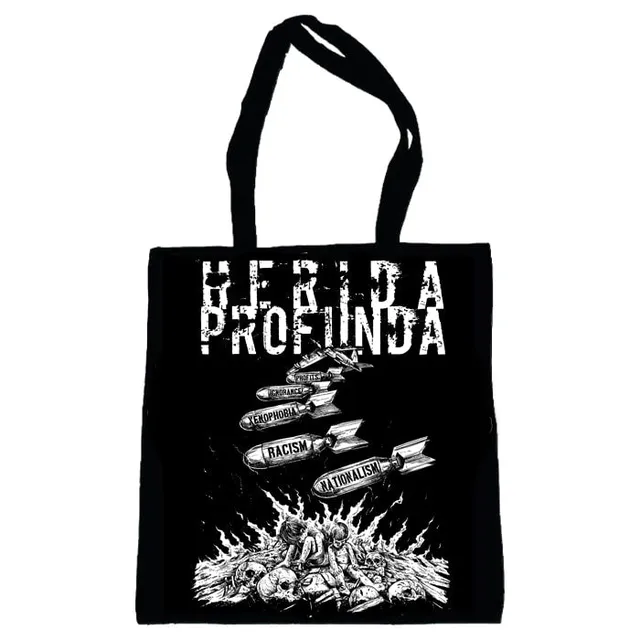 herida-profunda-refugees-welcome-tote-bag-coton image 1