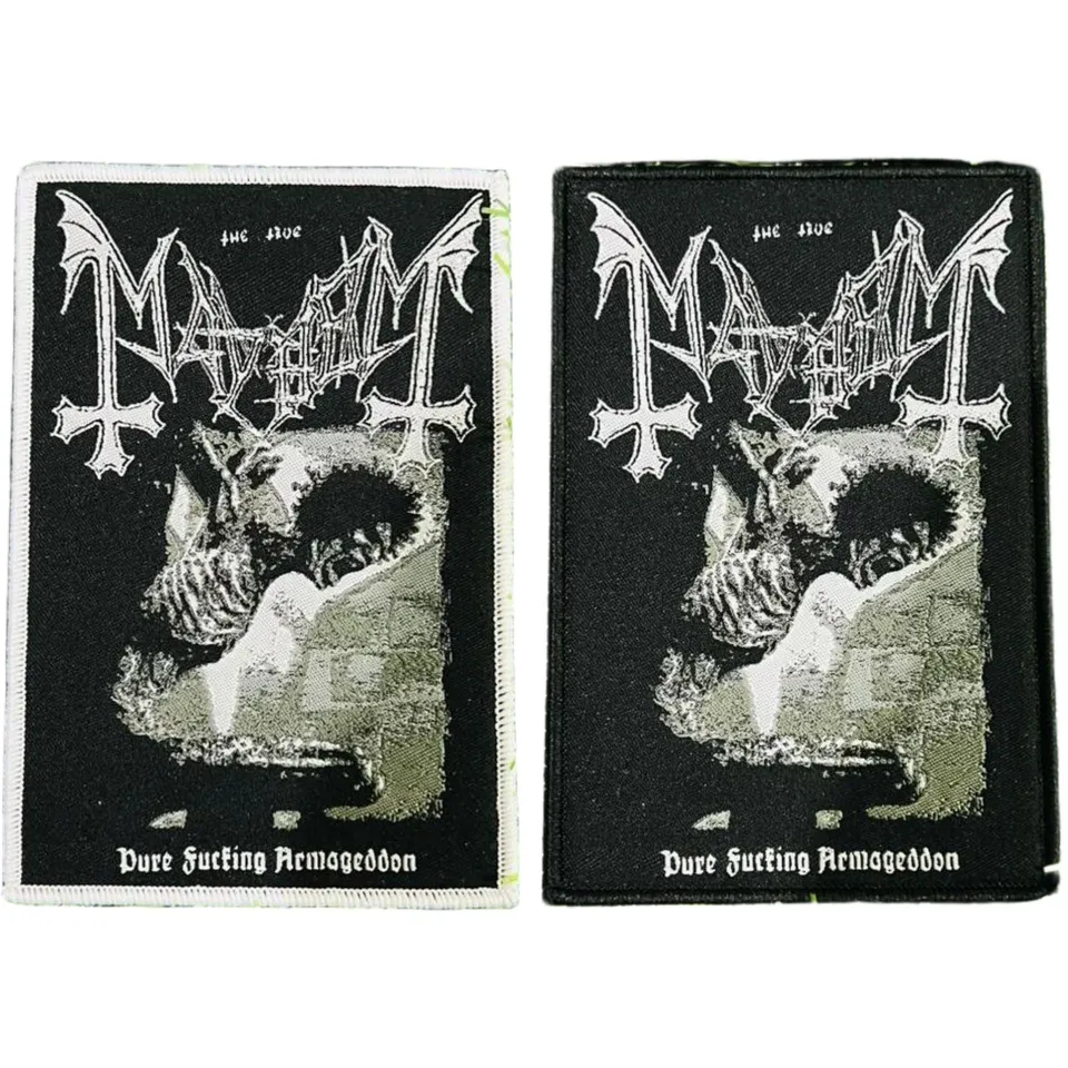mayhem-pure-fucking-armageddon-patch-tiss-bordure-blanche image 1