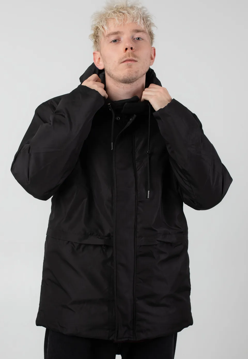 only-sons-odin-black-veste-hiver-homme-noire-m image 1
