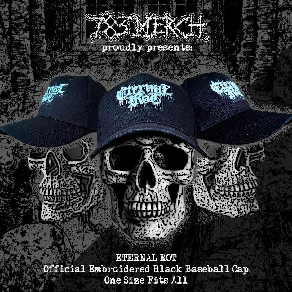 eternal-rot-logo-casquette-baseball-brod-e-noire image 1