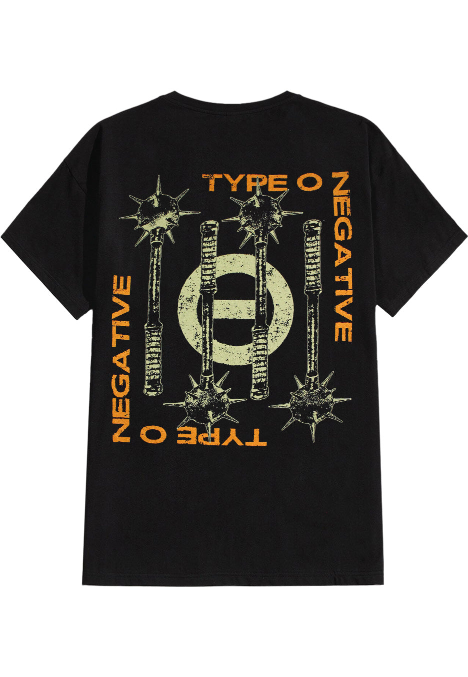 type-o-negative-mace-t-shirt-homme-noir-manches-courtes image 2