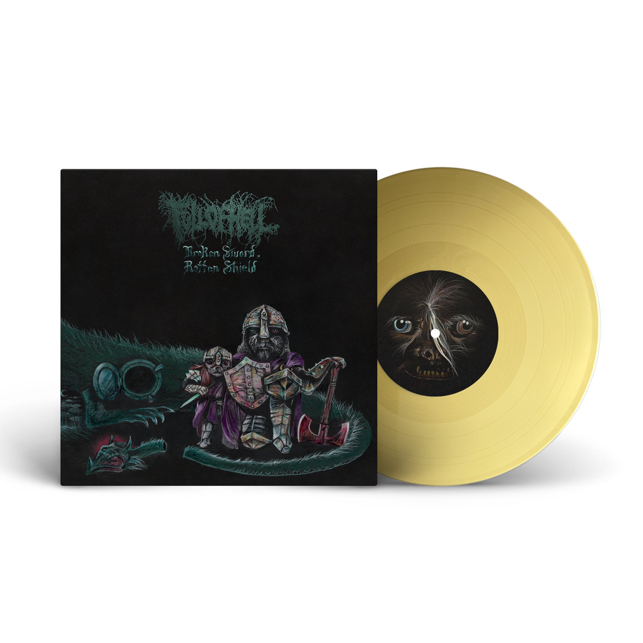 full-of-hell-broken-sword-rotten-shield-vinyle-10-gold-nugget-ep image 3