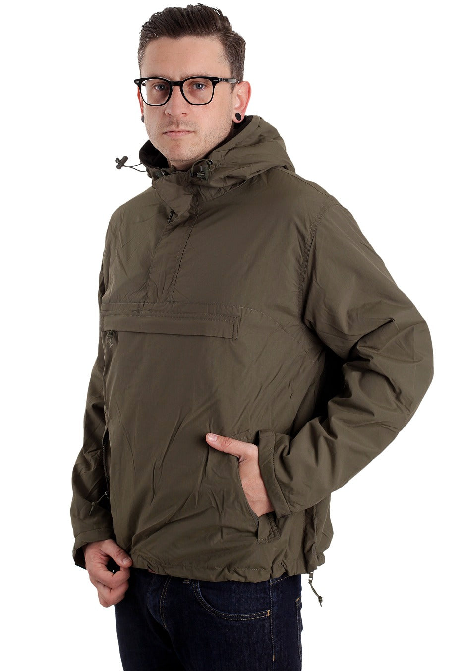 surplus-windbreaker-olive-coupe-vent-vert-homme image 3
