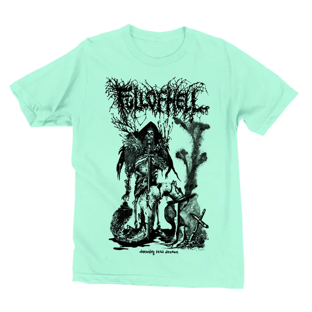 full-of-hell-dreaming-dead-dreams-v2-t-shirt-menthe image 1