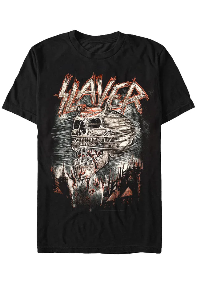 slayer-demon-storm-t-shirt-thrash-metal-noir-m-manches-courtes image 1