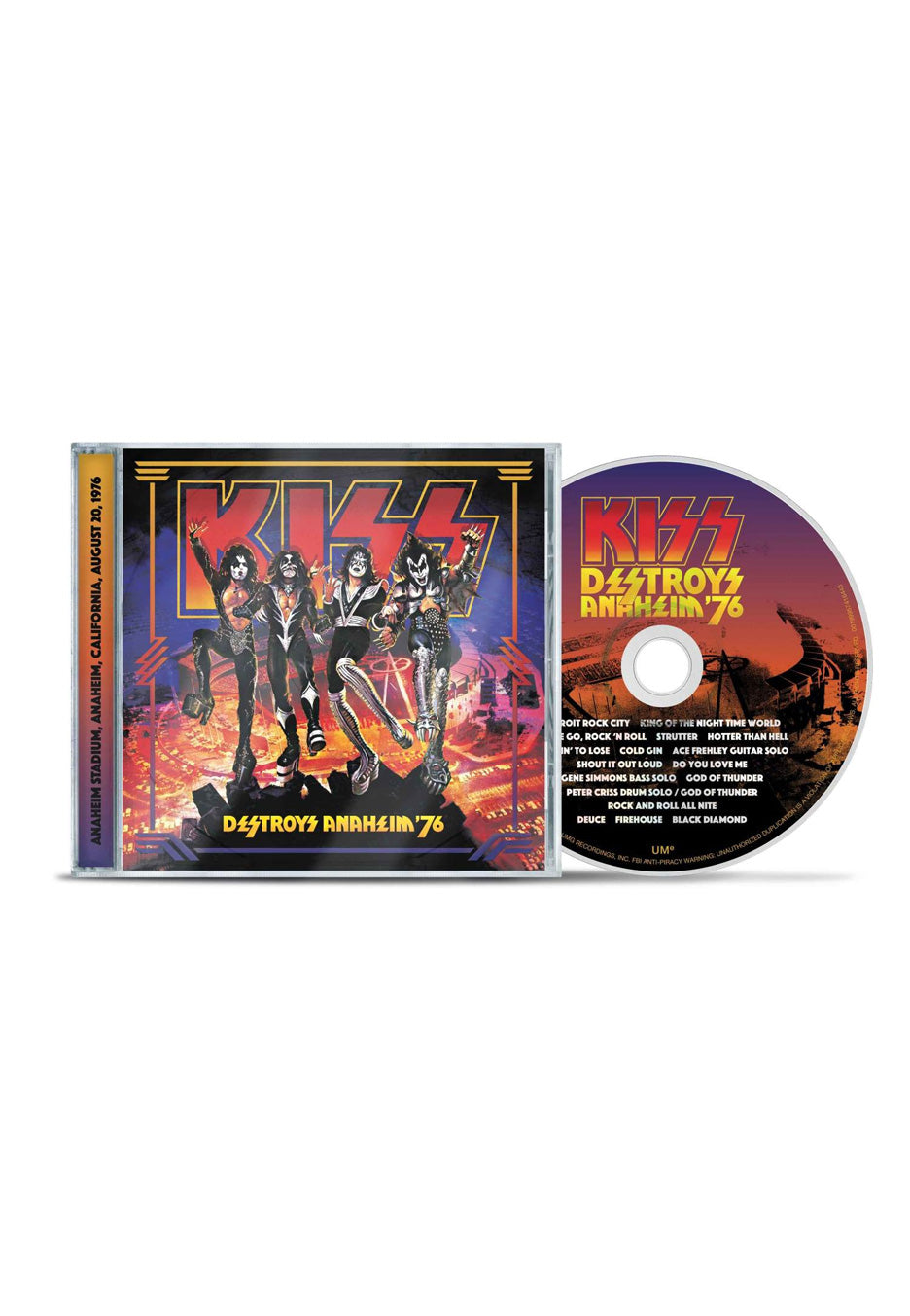 kiss-destroyer-anaheim-76-cd-live-classic-rock-1976 image 1