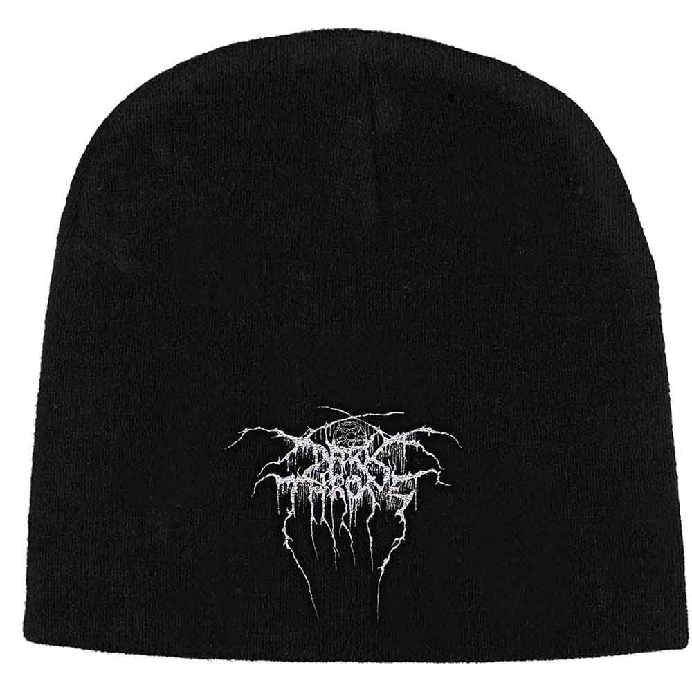 darkthrone-logo-bonnet-beanie-noir-brod image 1