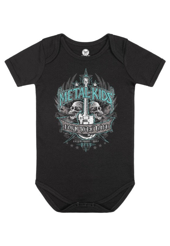 metal-kids-born-to-be-wild-body-b-b-jersey-noir-68-74 image 1