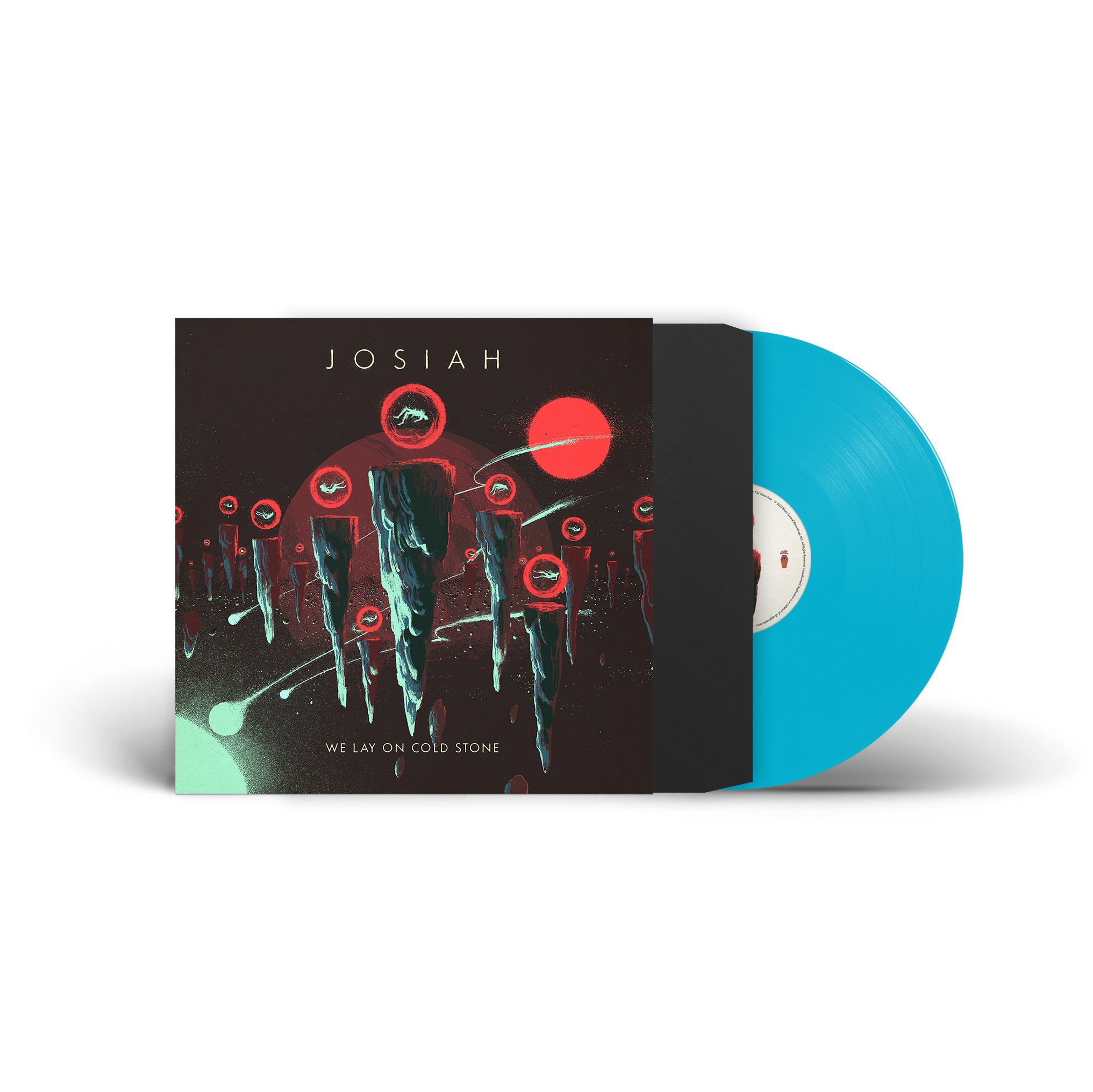 blues-funeral-josiah-we-lay-on-cold-stone-vinyle-bleu-ciel image 1