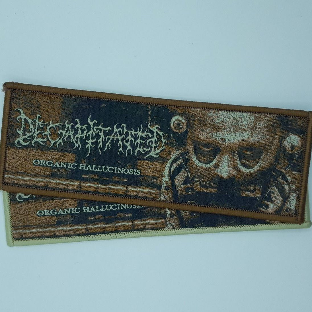 decapitated-organic-hallucinosis-stripe-patch-marron-clair image 1