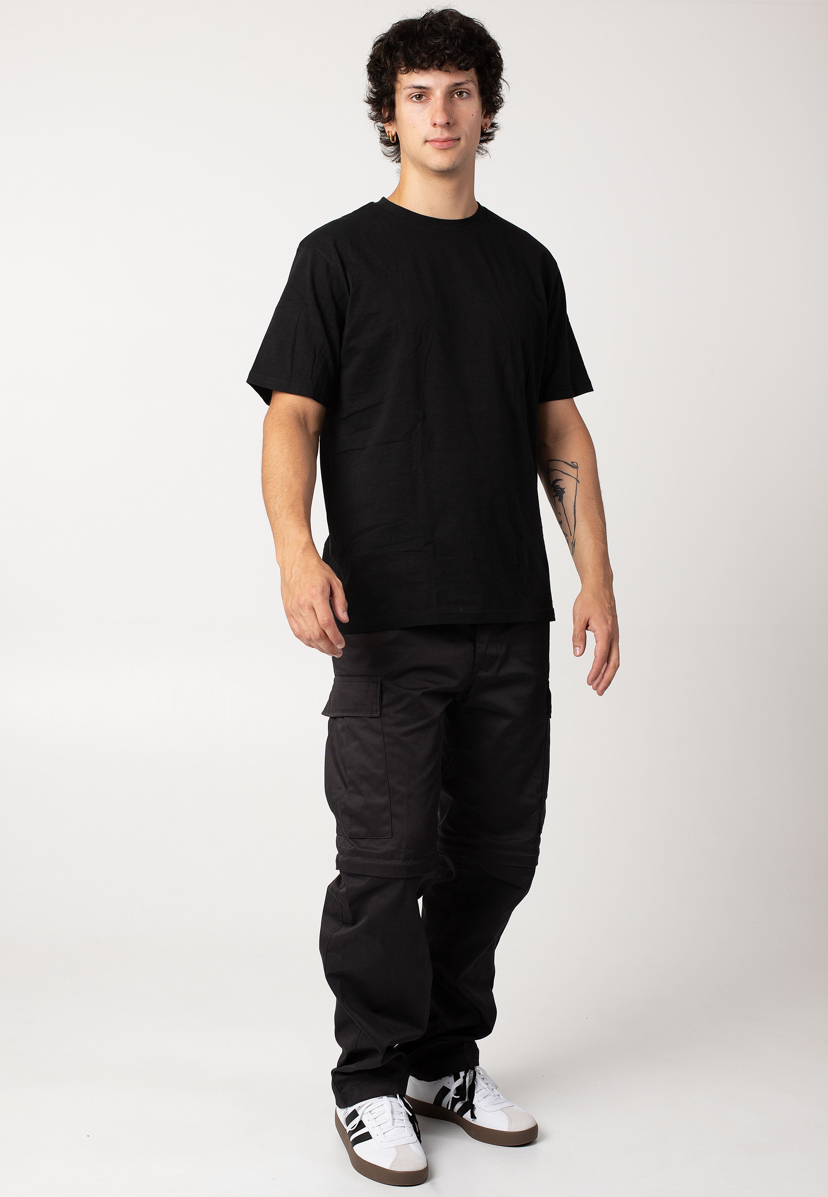 mil-tec-bdu-zip-off-pantalon-cargo-noir-coton image 7