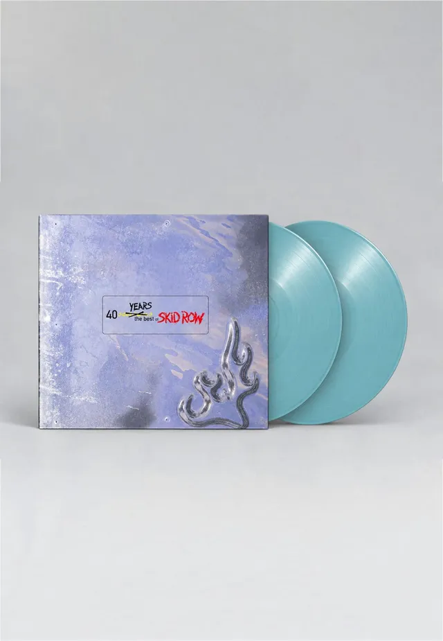 skid-row-40-years-best-of-2-vinyle-bleu-translucent image 1
